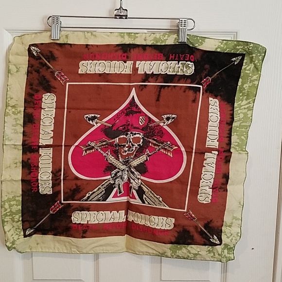GASOLINE GLAMOUR Other - Special forces hand dyed custom bandana 21" new GASOLINE GLAMOUR Other - Special forces hand dyed custom bandana 21" new